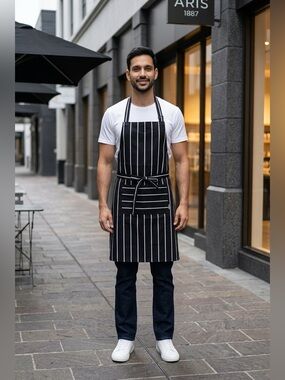 New! Striped Apron